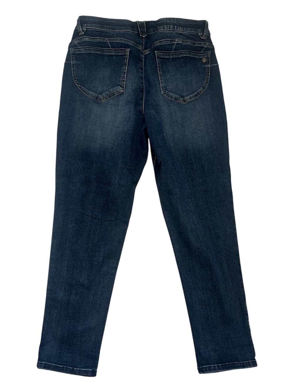 Democracy Ab Solution Indigo Skinny Jeans - Medium  Wash Sz 12 - Picture 2 of 8